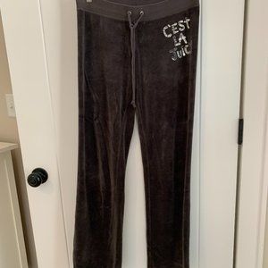 Juicy Couture Velour Sweatpants (Gray)
